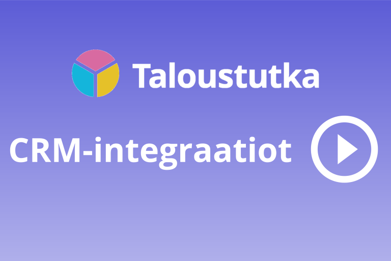 Taloustutkan CRM-integraatiot (HubSpot, Salesforce, Pipedrive)