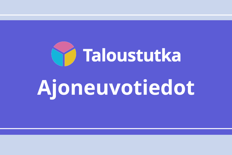 yritysten ajoneuvotiedot Taloustutkassa