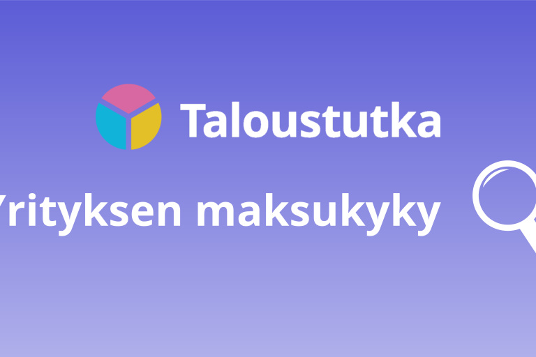 yrityksen maksukyvyn selvittäminen Taloustutkassa
